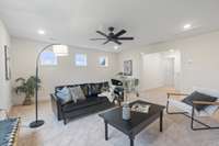Upstairs bonus room