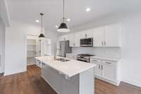 Gas stove top
