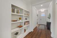 Built in shelving