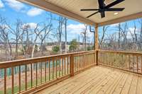 Covered back deck