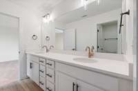 Jack and Jill bathroom