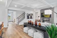 Photos are of the Slatewood Decorated Model Home and are for demonstration purposes only. Colors and finishes will vary.