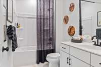 Photos are of the Slatewood Decorated Model Home and are for demonstration purposes only. Colors and finishes will vary.