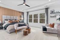 Photos are of the Slatewood Decorated Model Home and are for demonstration purposes only. Colors and finishes will vary.