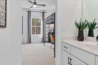 Photos are of the Slatewood Decorated Model Home and are for demonstration purposes only. Colors and finishes will vary.