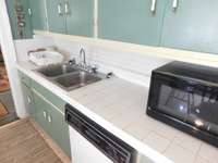 Ceramic Tiled Double Sink Counter