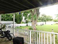 Fenced for the pets, lots of roaming space