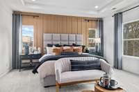 Photos are of the Slatewood Decorated Model Home and are for demonstration purposes only. Colors and finishes will vary.