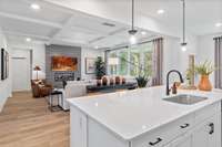Photos are of the Slatewood Decorated Model Home and are for demonstration purposes only. Colors and finishes will vary.
