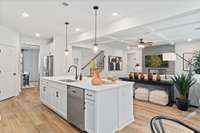 Photos are of the Slatewood Decorated Model Home and are for demonstration purposes only. Colors and finishes will vary.