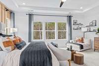 Photos are of the Slatewood Decorated Model Home and are for demonstration purposes only. Colors and finishes will vary.
