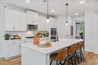Photos are of the Slatewood Decorated Model Home and are for demonstration purposes only. Colors and finishes will vary.