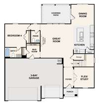 First Floor Layout of the Hibiscus Floorplan