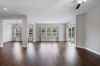 Natural light just floods the space!