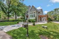 Nestled on popular Winslow Road in Historic Franklin, this storybook home was designed for entertaining family and friends. You are welcomed with  soaring ceilings and lots of natural light that set the tone for this entire home.