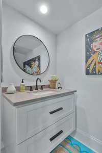 Half Bath in Art Studio/ Pool House