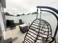 Patio is enclosed for your privacy