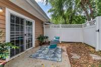 Privacy vinyl fencing.