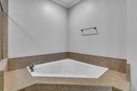 large soaker tub