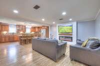 Open concept is great for entertaining
