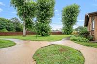 Home faces this lovely space without any front neighbors