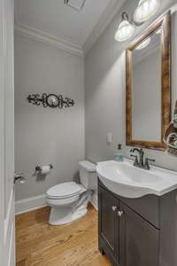 First floor Powder Room.