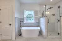 Owners bathroom.