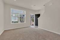 Oversized Low E Windows in the front of the home!