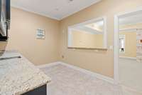 Basement kitchenette