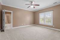 Top floor bedroom 1 - ensuite with walk-in closet