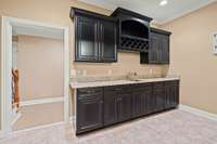 Basement kitchenette