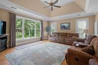 Family room off kitchen
