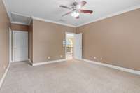 Top floor bedroom 2 - ensuite with walk-in closet