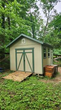 Newer shed will also remain.