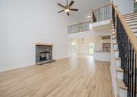 Walking into the front door you feel the expansiveness of this space