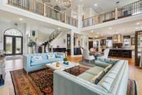 Great Open Layout with Wrought Iron Touches for that added feeling of elegance