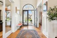 Elegant Double Doors & wide entry