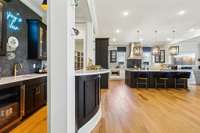 Full Wet Bar Perfectly Situated & Appointed