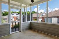 This is your view from the screened porch.  Cut-de-sac area and extra parking plus the 2 car garage