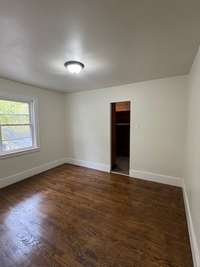 Downstairs bedroom #2 with walk in closet