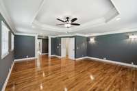 Owner's Suite is Extra Large for all of Your Bedroom Furniture.