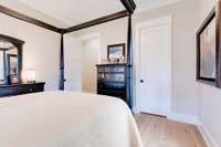 Another view, showing the spacious room with custom walk-in closet.
