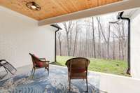 Imagine how green this will be soon!  What a beautiful and private spot to enjoy the serenity of nature!