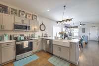 Hardwood flooring throughout the main floor