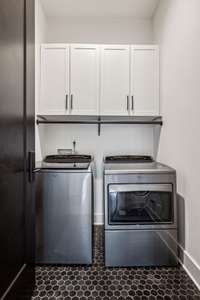 First floor laundry