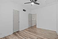 Tons of closet space in third bedroom