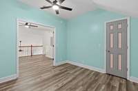 Bedroom located right off of the loft