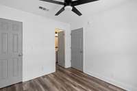 Bathroom connected to second downstairs bedroom