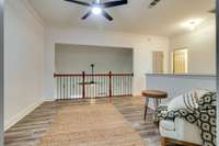 Large loft area upstairs