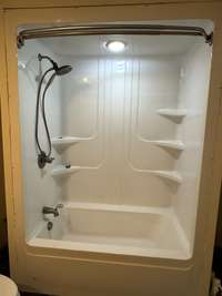 Tub/shower combination in Primary Bath.